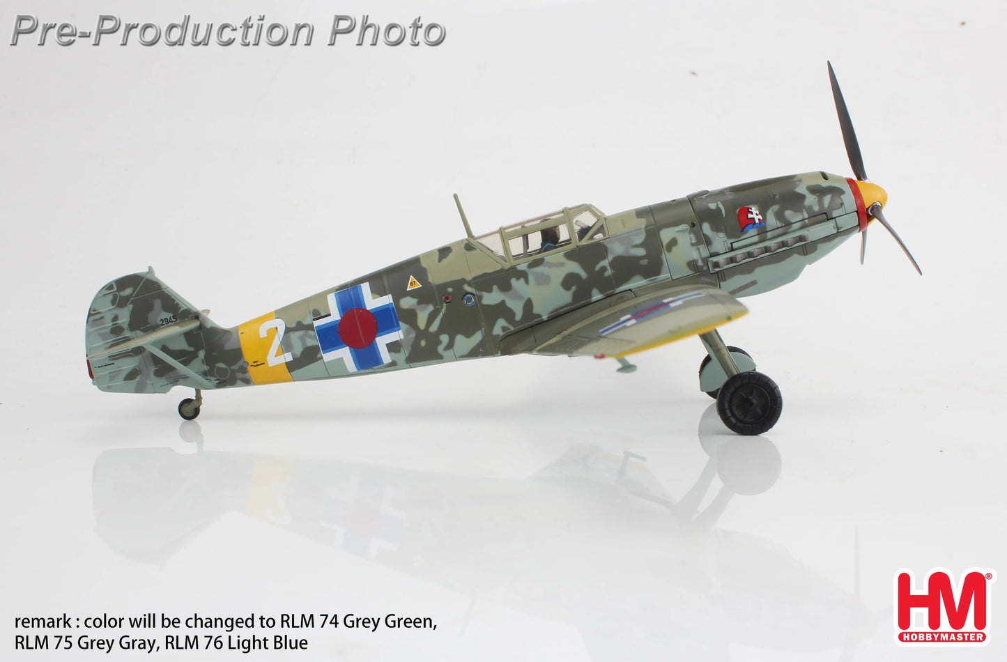 HOBBY MASTER BF 109E-3 JAN "REZNAK WHITE2" 13(SLOW)/JG 52 KRASNODAR JANUARY 1943