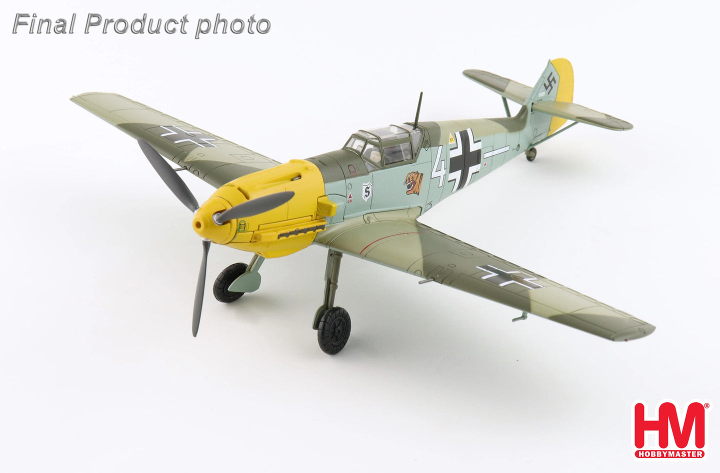 HOBBY MASTER BF 109E-3 "UFZ. HORST PEREZ" WHITE 4 4/JG 26 SEPTEMBER 1940