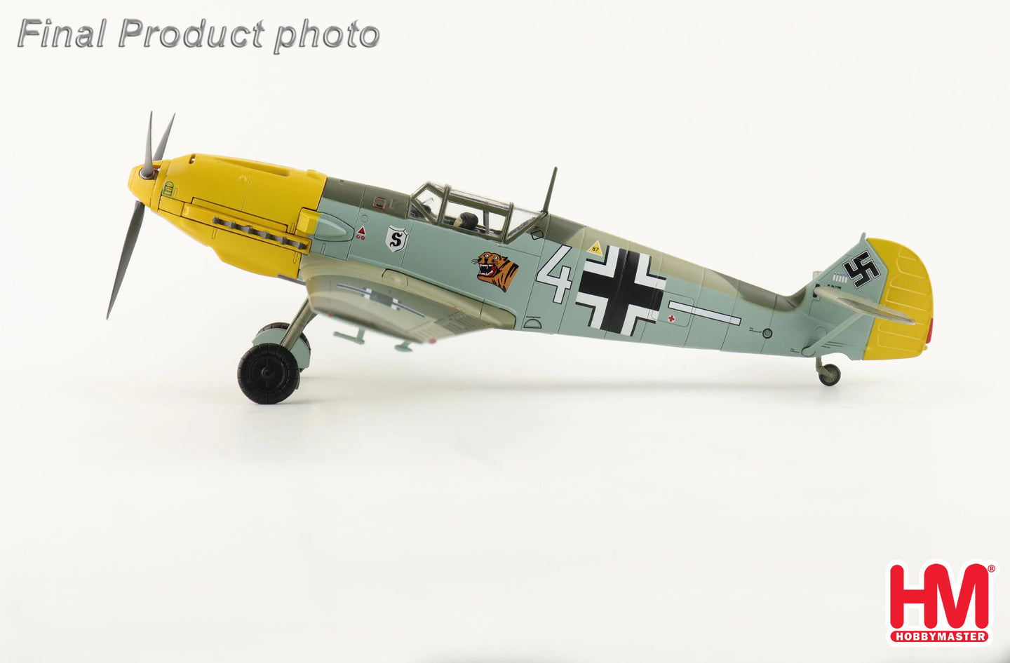 HOBBY MASTER BF 109E-3 "UFZ. HORST PEREZ" WHITE 4 4/JG 26 SEPTEMBER 1940