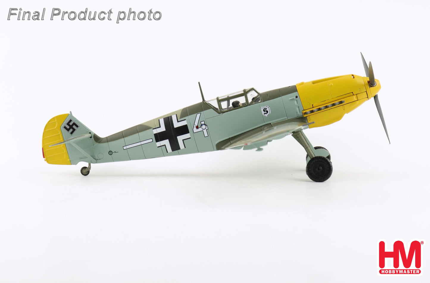 HOBBY MASTER BF 109E-3 "UFZ. HORST PEREZ" WHITE 4 4/JG 26 SEPTEMBER 1940