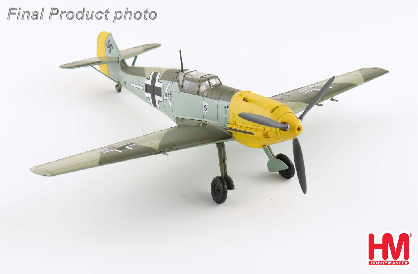 HOBBY MASTER BF 109E-3 "UFZ. HORST PEREZ" WHITE 4 4/JG 26 SEPTEMBER 1940