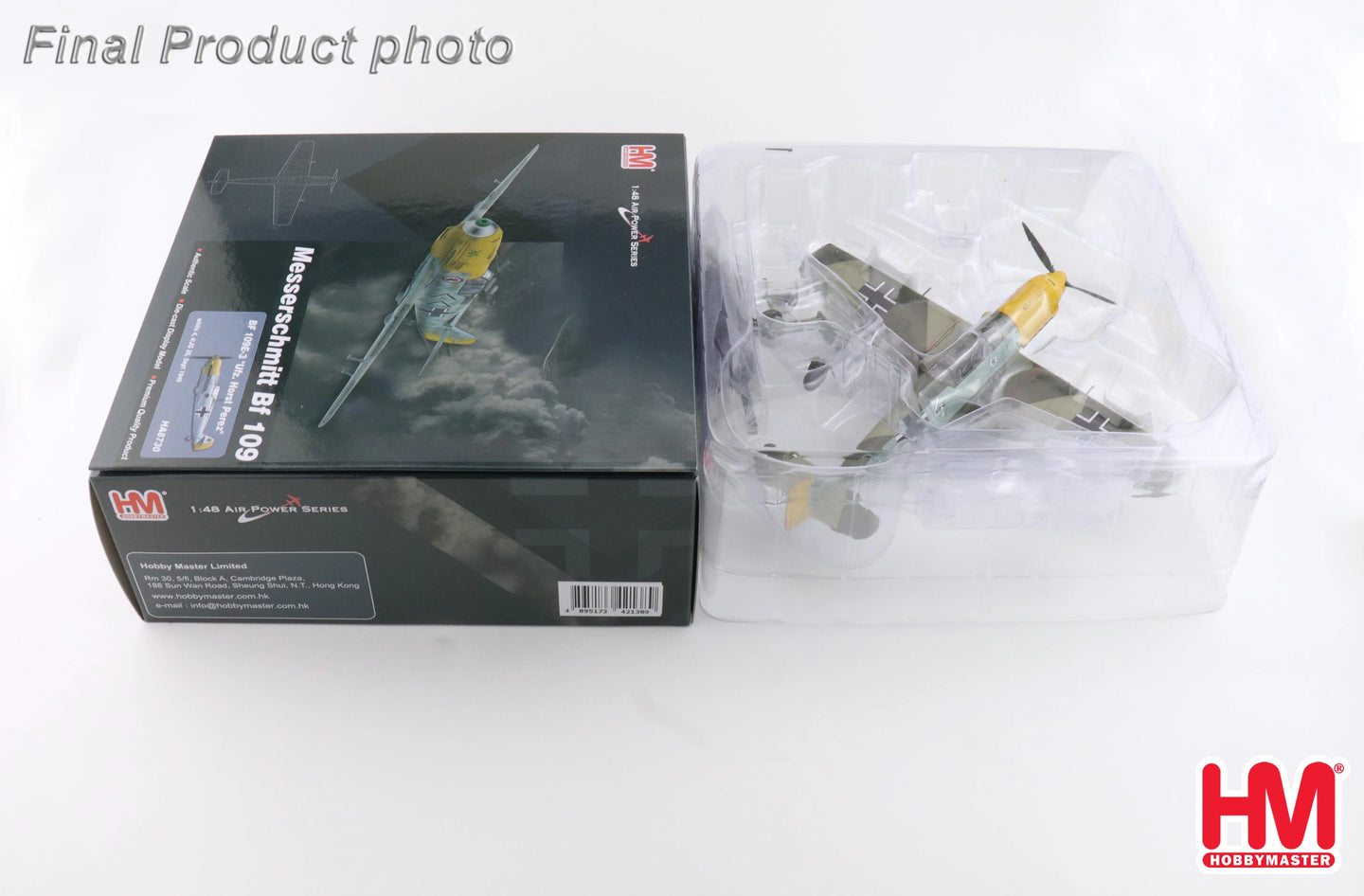 HOBBY MASTER BF 109E-3 "UFZ. HORST PEREZ" WHITE 4 4/JG 26 SEPTEMBER 1940