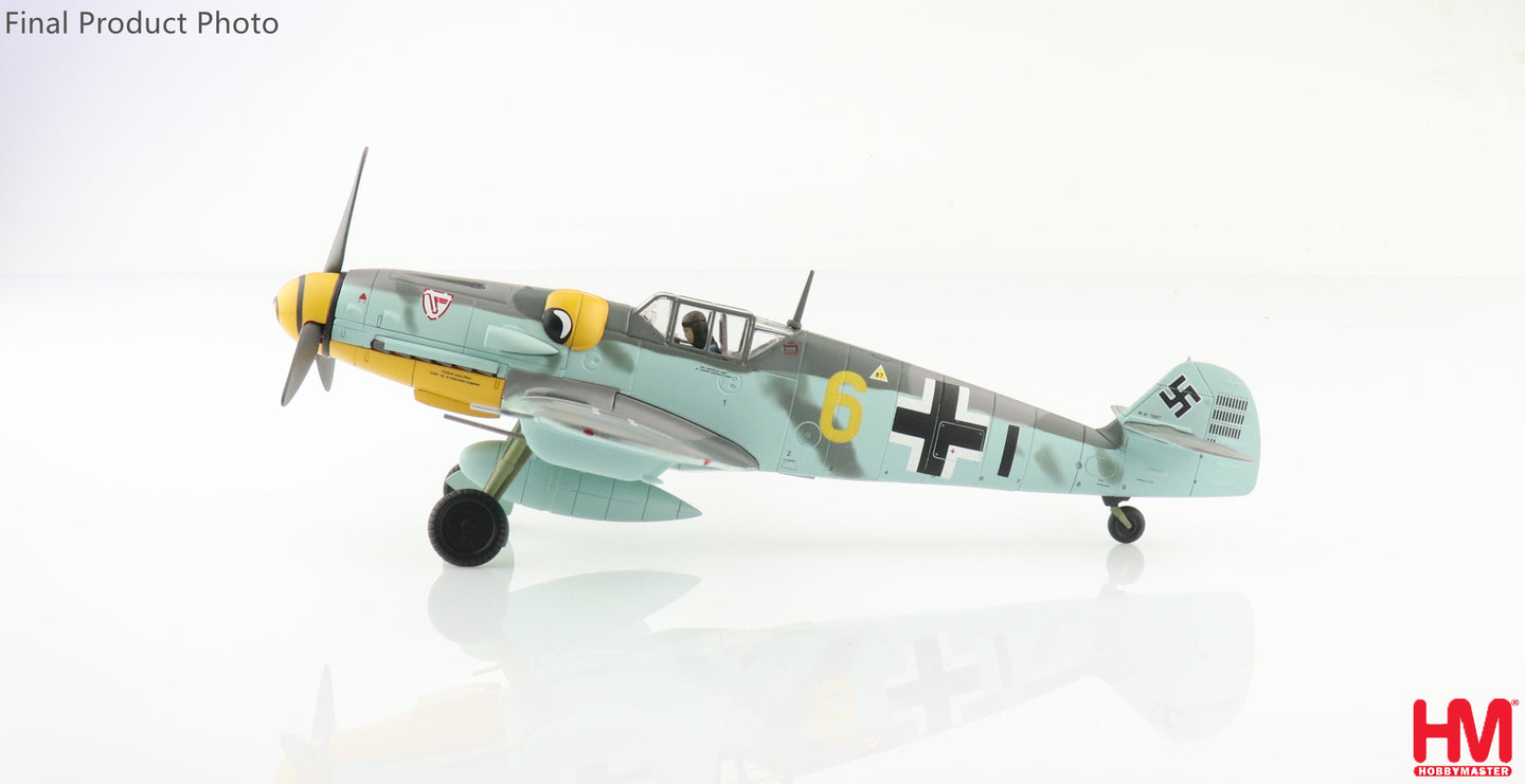 HOBBY MASTER BF 109G-6 YELLOW 6, OFW. ALFRED SURAU