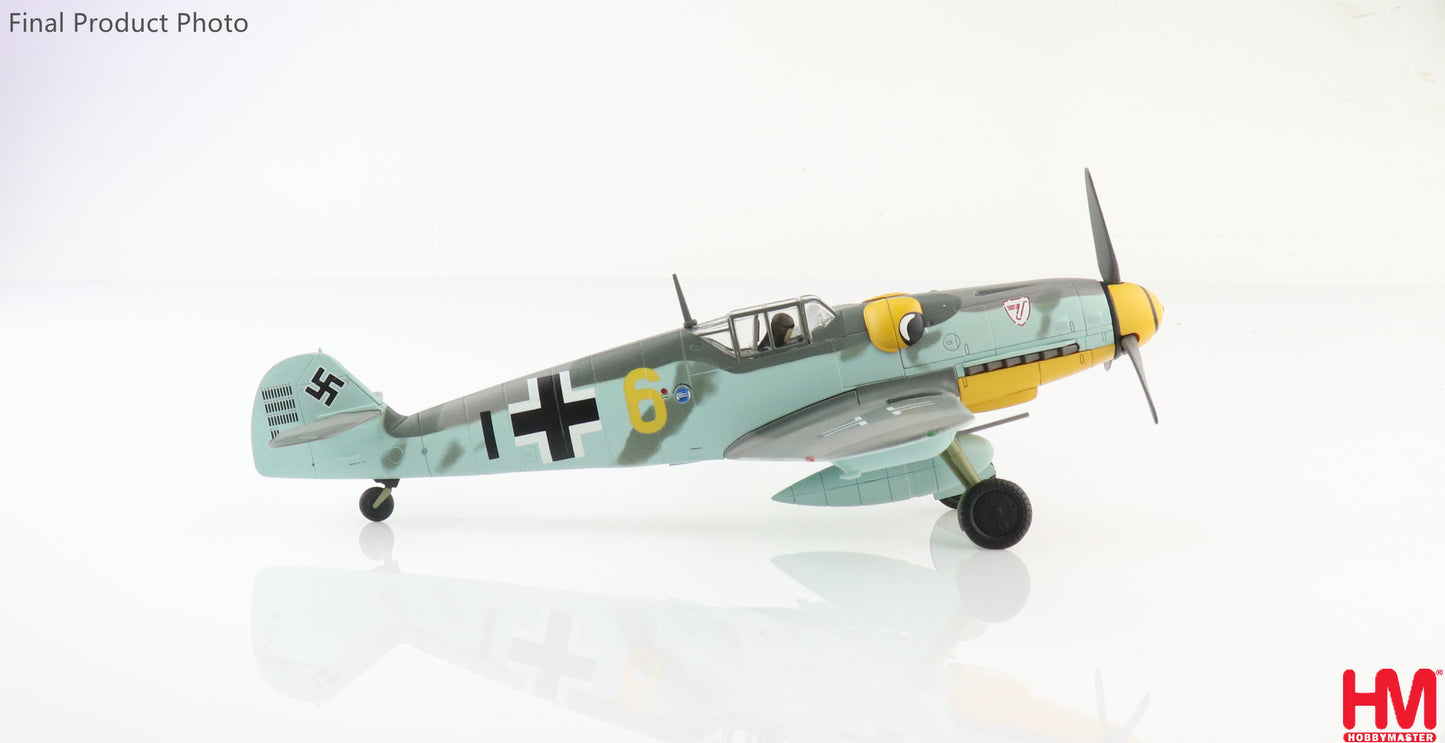 HOBBY MASTER BF 109G-6 YELLOW 6, OFW. ALFRED SURAU
