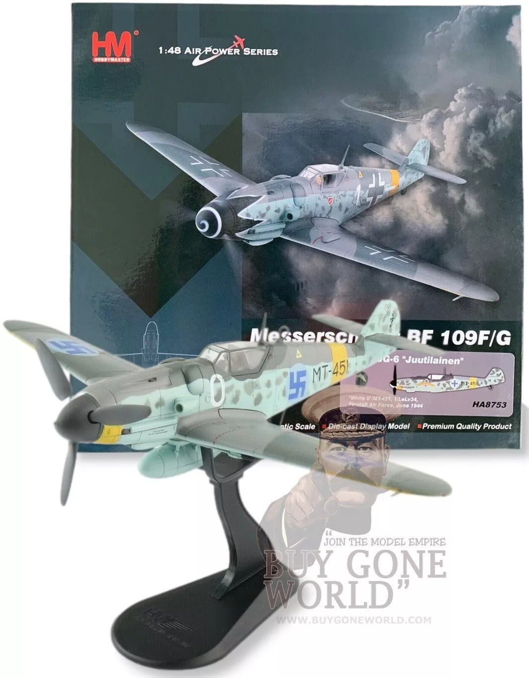 HOBBY MASTER BF 109G-6 FINNISH AIR FORCE