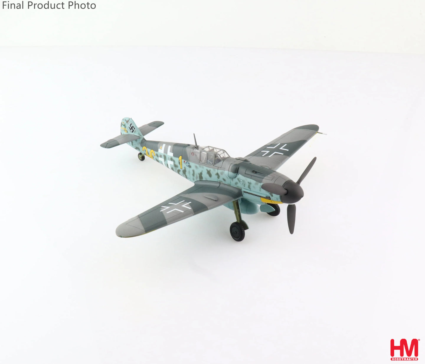 HOBBY MASTER BF 109G-6 ERICH HARTMANN YELLOW 1