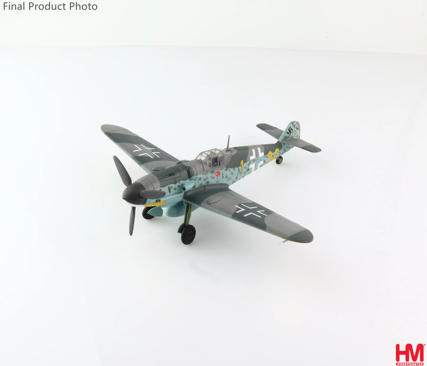 HOBBY MASTER BF 109G-6 ERICH HARTMANN YELLOW 1