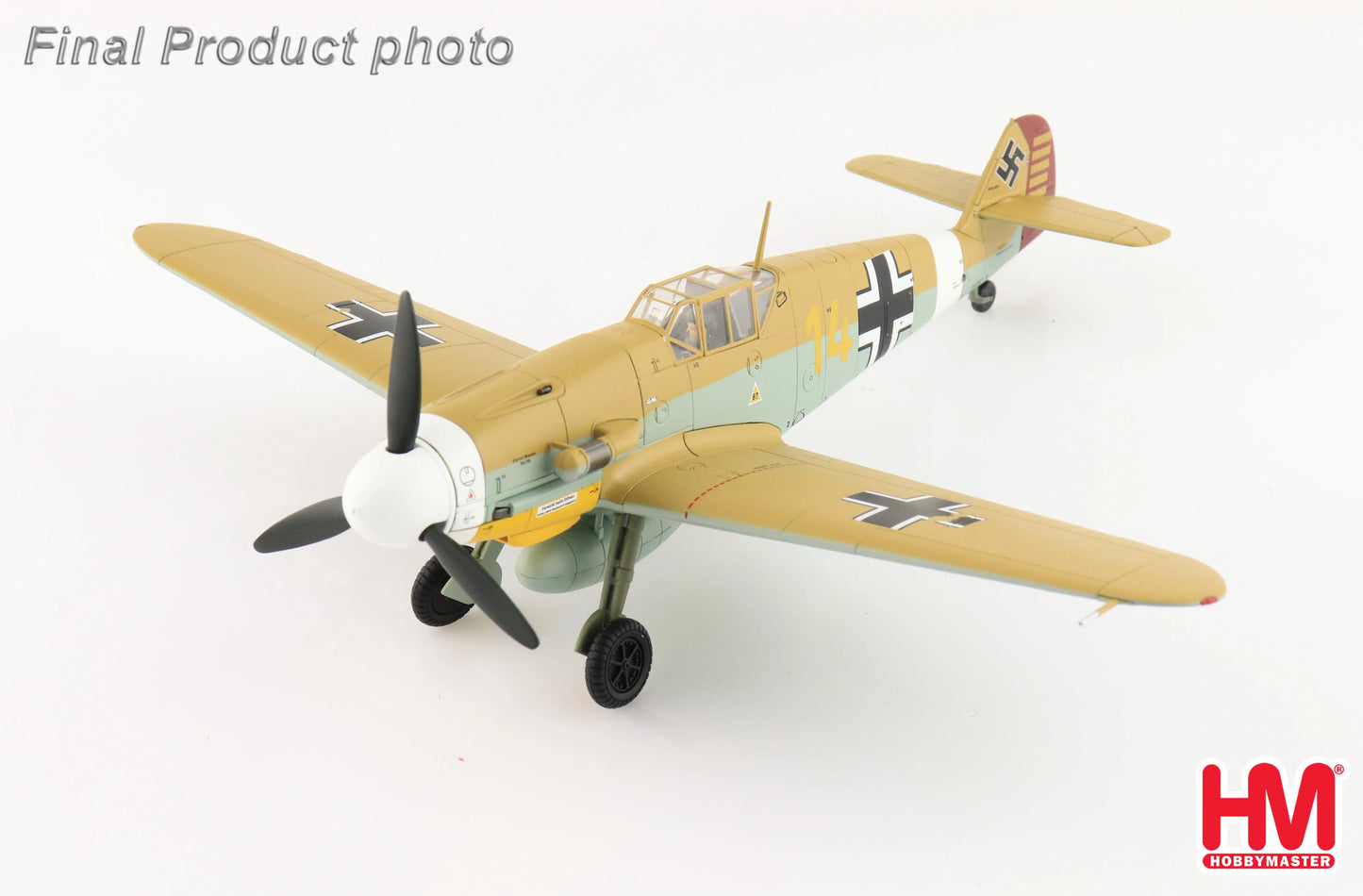 HOBBY MASTER BF 109F-4 TROP STAR OF AFRICA HANS-JOACHIM LIBYA FEB 1942