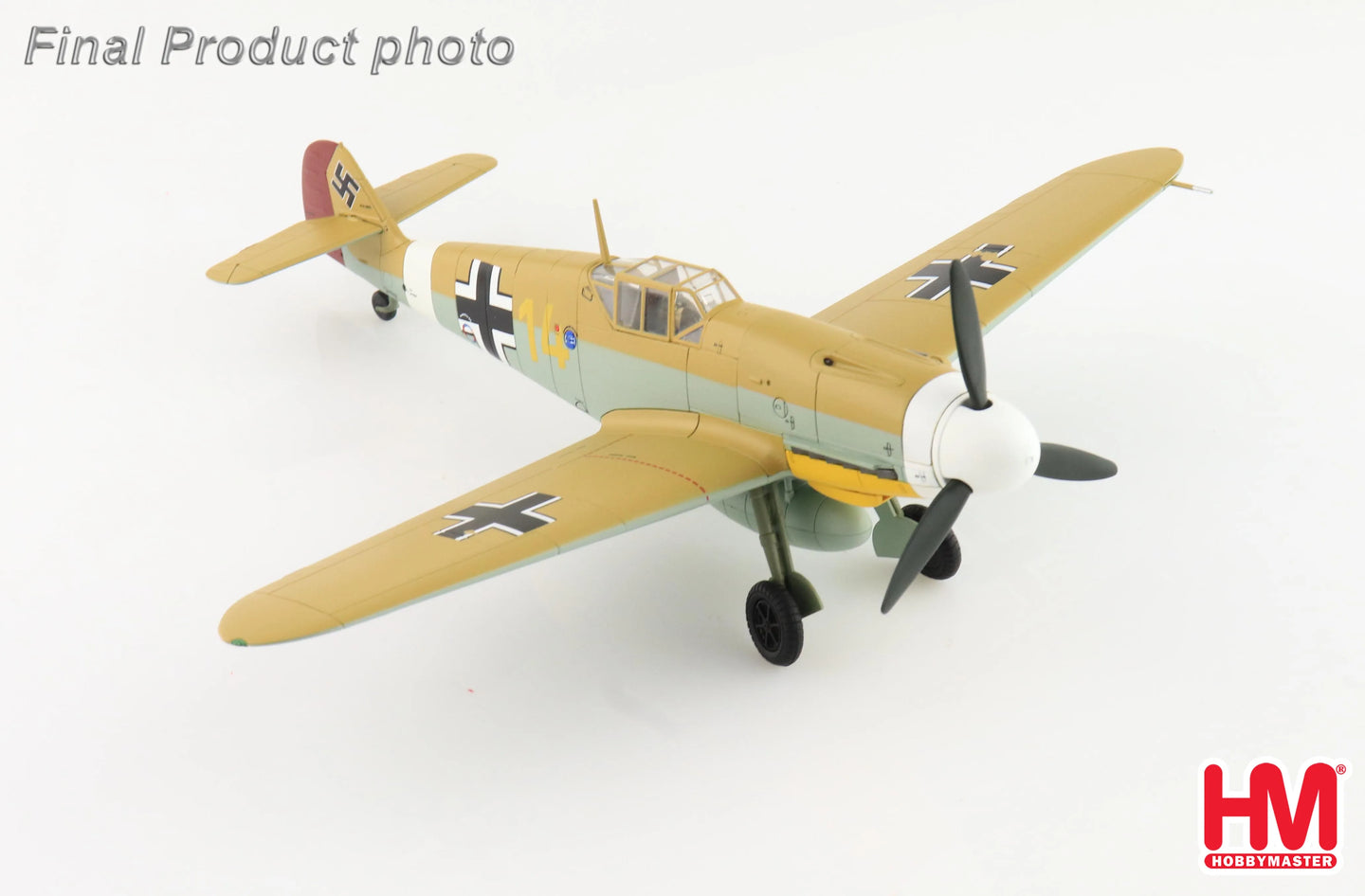 HOBBY MASTER BF 109F-4 TROP STAR OF AFRICA HANS-JOACHIM LIBYA FEB 1942