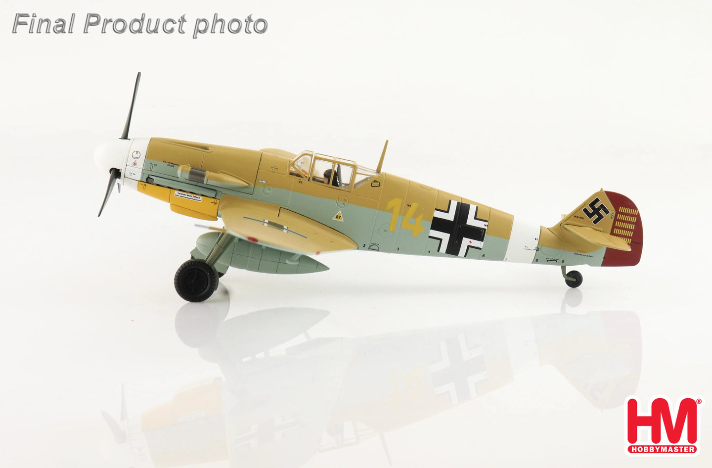 HOBBY MASTER BF 109F-4 TROP STAR OF AFRICA HANS-JOACHIM LIBYA FEB 1942
