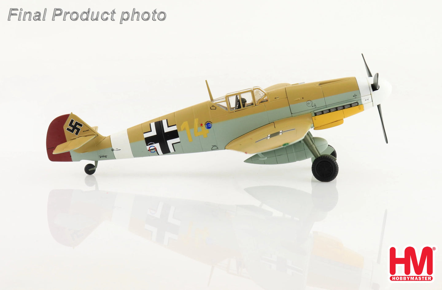 HOBBY MASTER BF 109F-4 TROP STAR OF AFRICA HANS-JOACHIM LIBYA FEB 1942