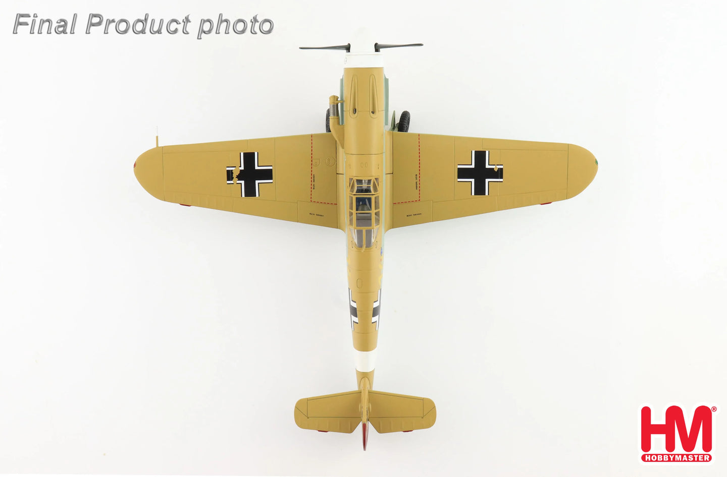 HOBBY MASTER BF 109F-4 TROP STAR OF AFRICA HANS-JOACHIM LIBYA FEB 1942
