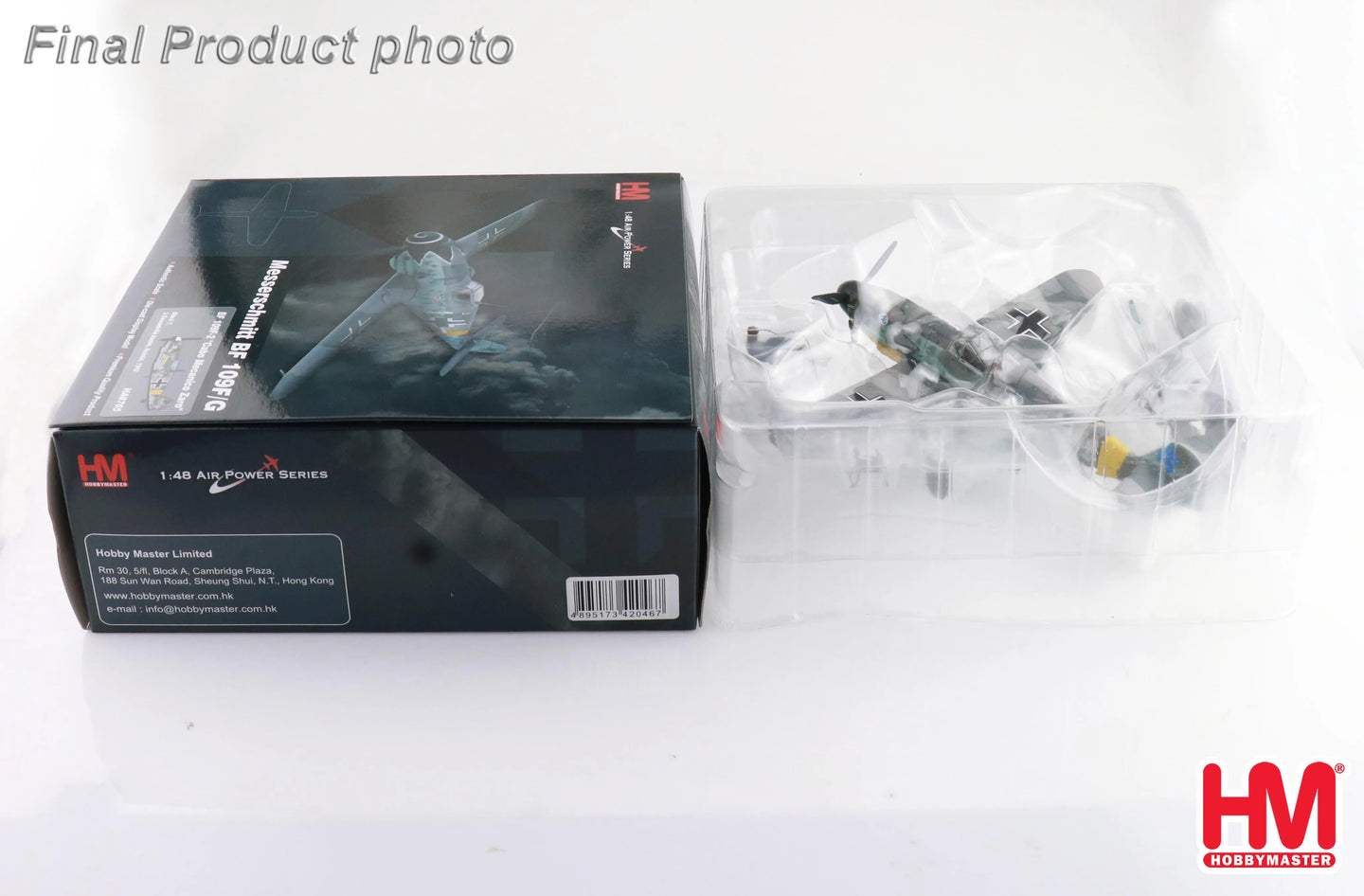 HOBBY MASTER BF 109F-2 BLACK 7 2 ESCUADRILLA AZULM RUSSIA "CABO MECANICO ZARO" 1942