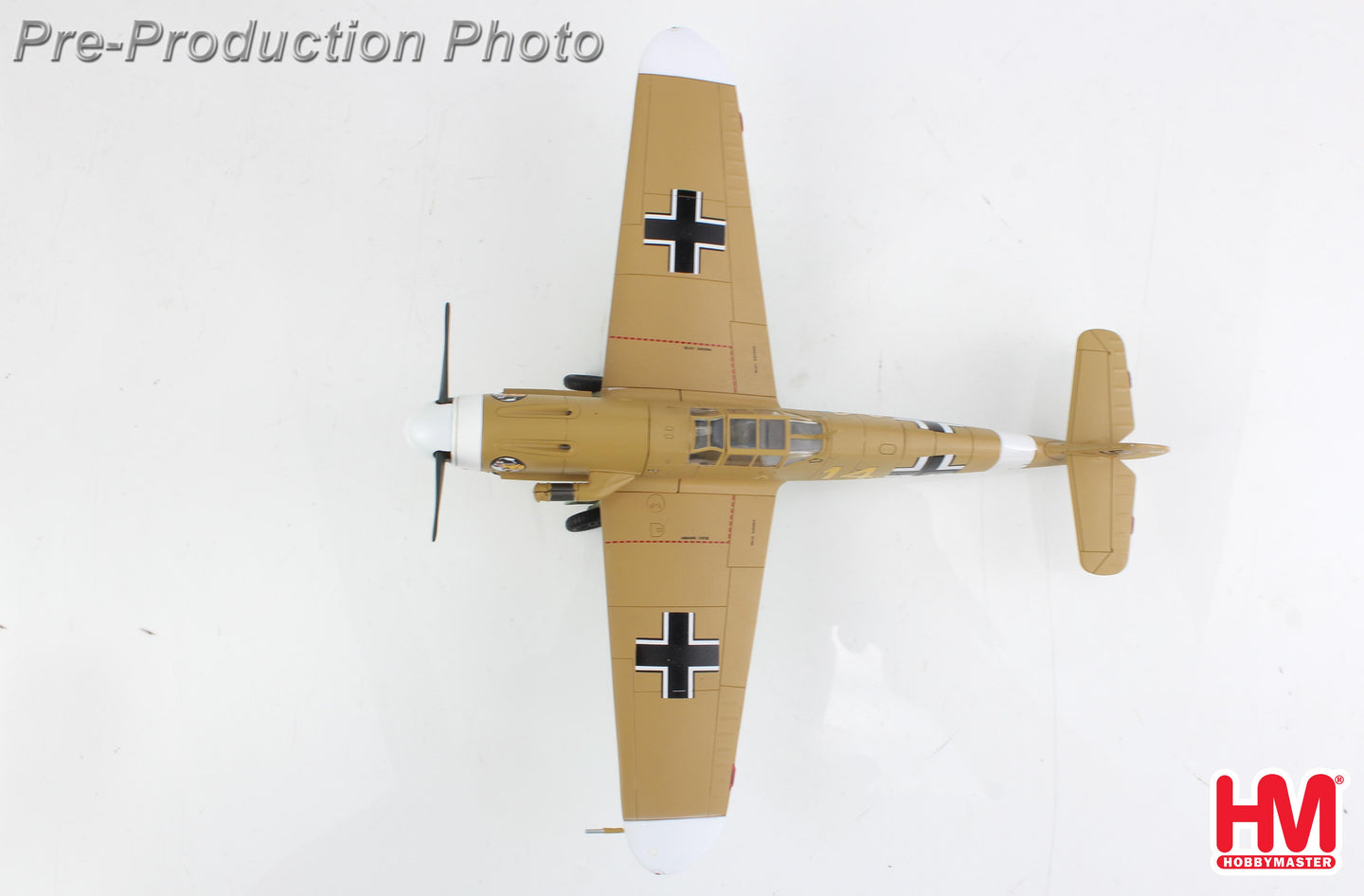 HOBBY MASTER BF 109F-4 "MARSEILLE" YELLOW 14 3/JG27 EGYPT SEPT. 1942