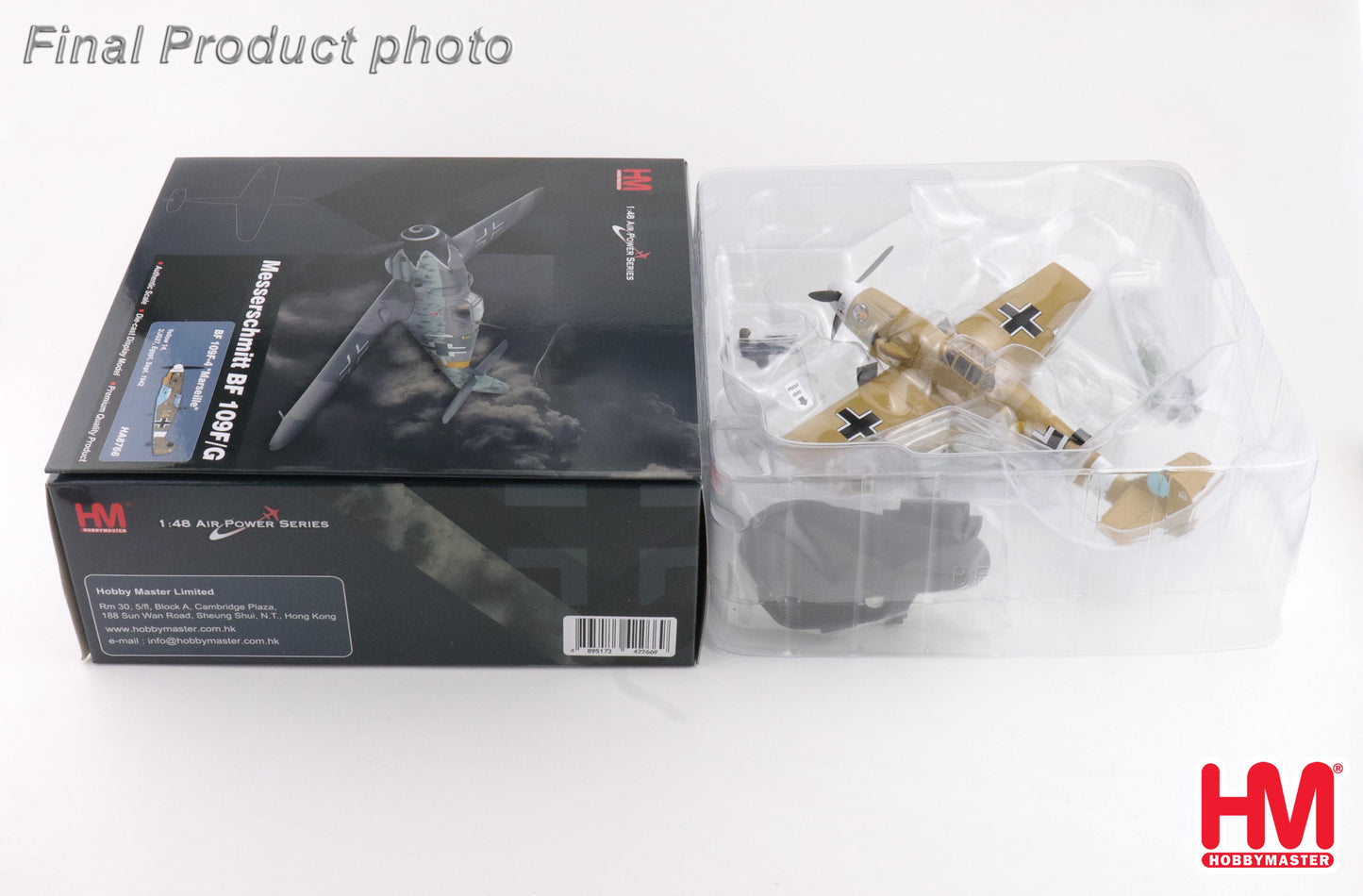 HOBBY MASTER BF 109F-4 "MARSEILLE" YELLOW 14 3/JG27 EGYPT SEPT. 1942