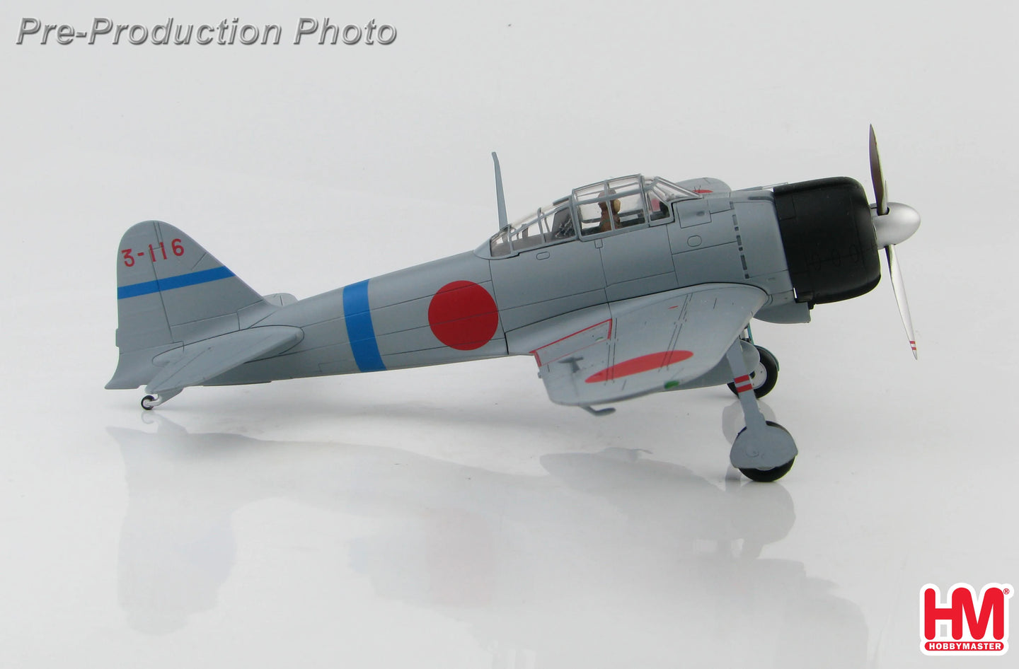 HOBBY MASTER JAPAN ZERO FIGHTER TYPE II 3-116 FLOWN BY SABURO SAKAI 12TH KOKUTAI 1940 TO I941