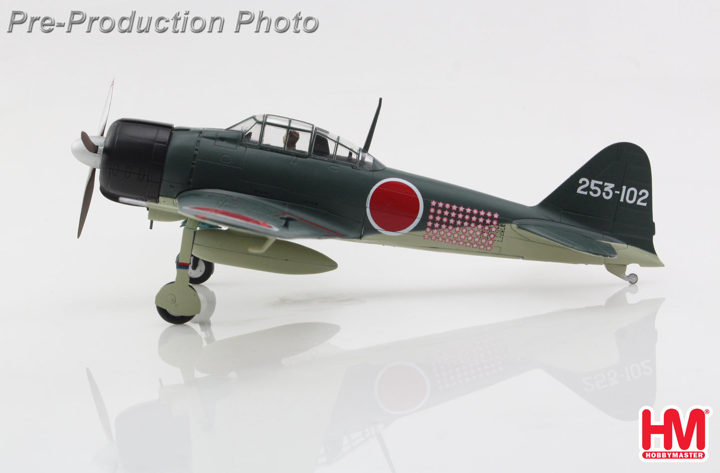 HOBBY MASTER JAPAN A6M2B ZERO FIGHTER FLOWN BY TETSUNZO IWAMOTO 253RD AG RABAUL JAN 1944