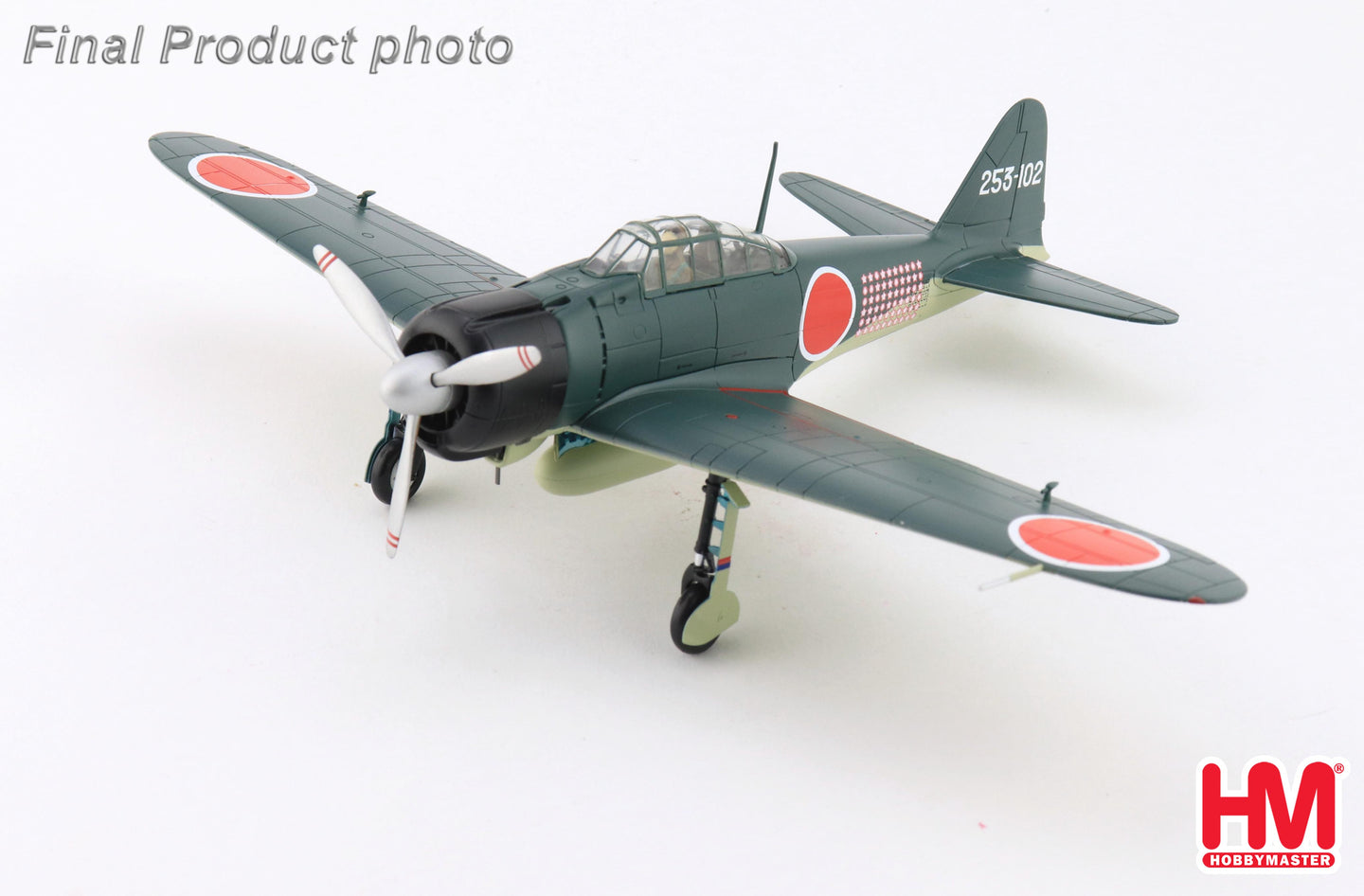 HOBBY MASTER JAPAN A6M2B ZERO FIGHTER FLOWN BY TETSUNZO IWAMOTO 253RD AG RABAUL JAN 1944