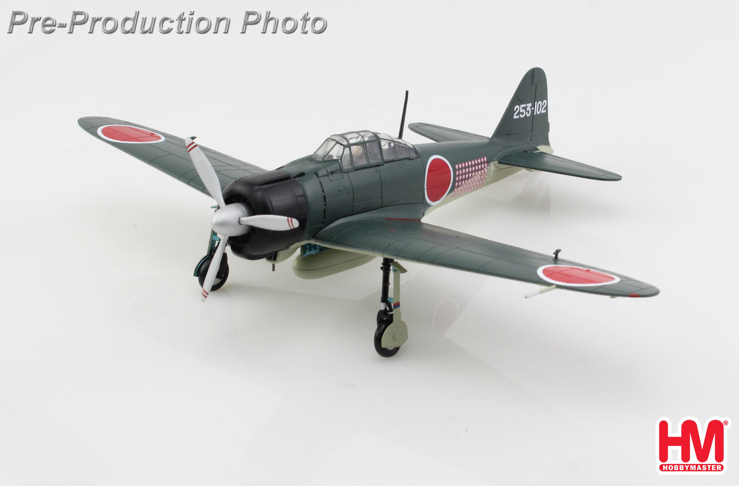 HOBBY MASTER JAPAN A6M2B ZERO FIGHTER FLOWN BY TETSUNZO IWAMOTO 253RD AG RABAUL JAN 1944