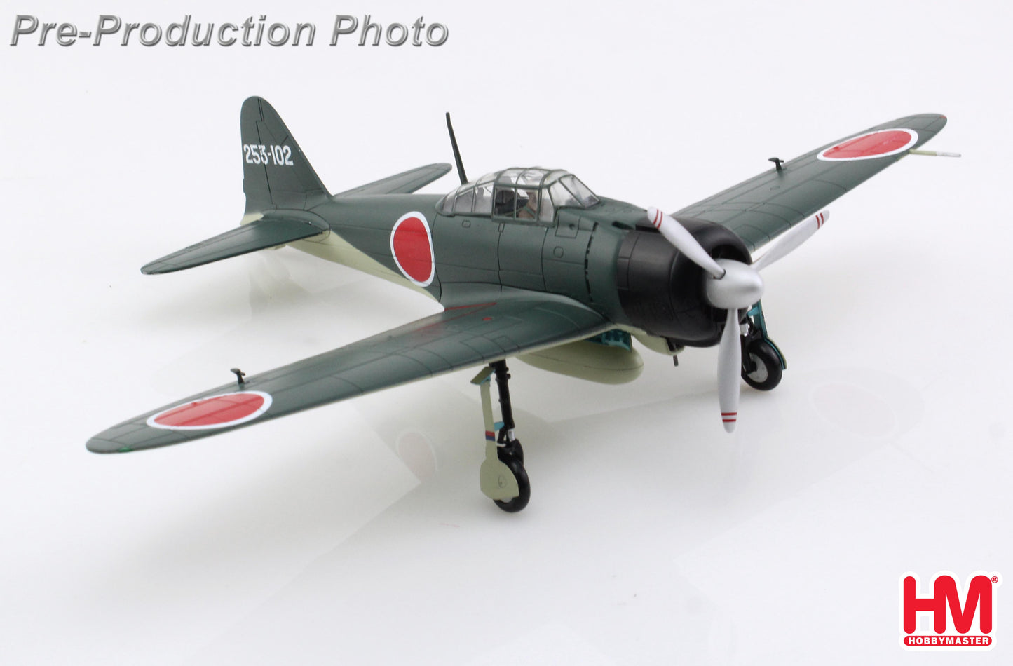 HOBBY MASTER JAPAN A6M2B ZERO FIGHTER FLOWN BY TETSUNZO IWAMOTO 253RD AG RABAUL JAN 1944