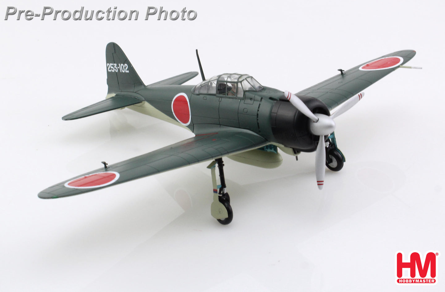 HOBBY MASTER JAPAN A6M2B ZERO FIGHTER FLOWN BY TETSUNZO IWAMOTO 253RD AG RABAUL JAN 1944