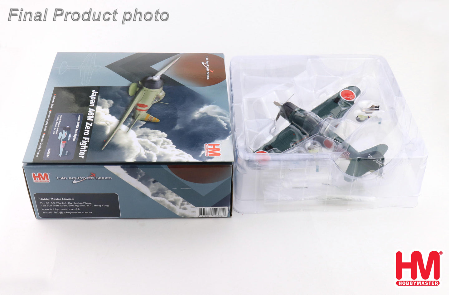 HOBBY MASTER JAPAN A6M2B ZERO FIGHTER FLOWN BY TETSUNZO IWAMOTO 253RD AG RABAUL JAN 1944