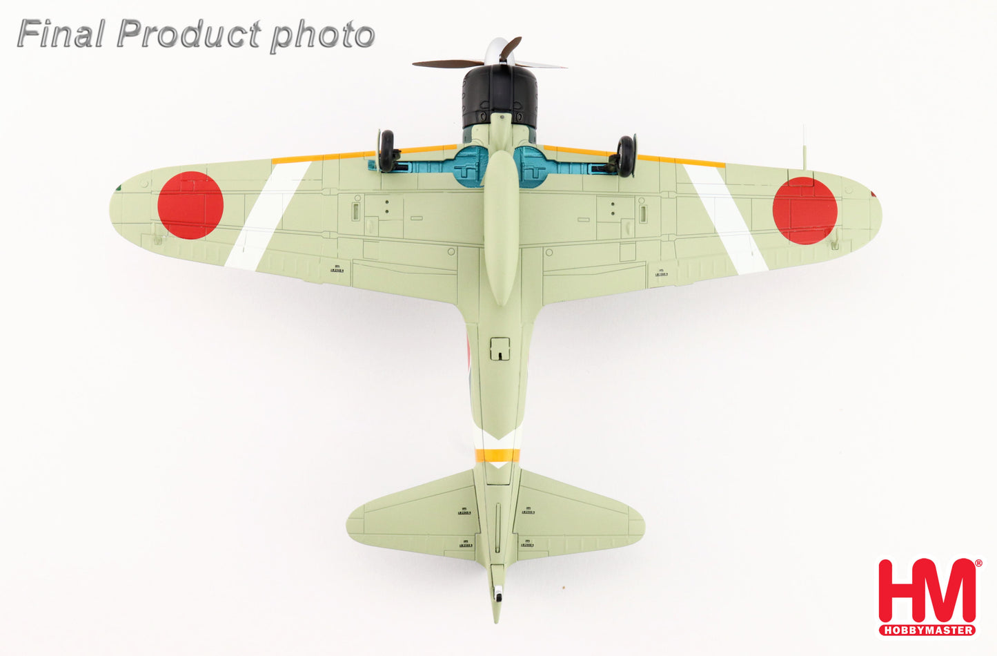 HOBBY MASTER JAPAN A6M2B ZERO FIGHTER 261ST AG (TIGER CORPS) KAGOSHIMA BASE FEB 1944