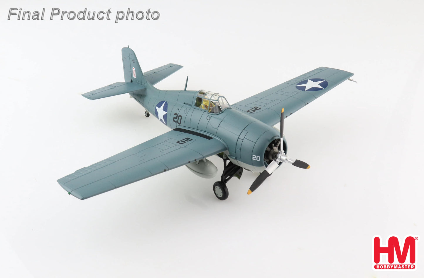 HOBBY MASTER F4F-4 WILDCAT USS ENTERPRISE 1942