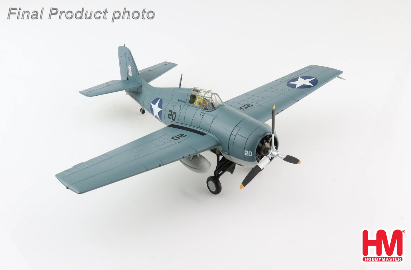 HOBBY MASTER F4F-4 WILDCAT USS ENTERPRISE 1942