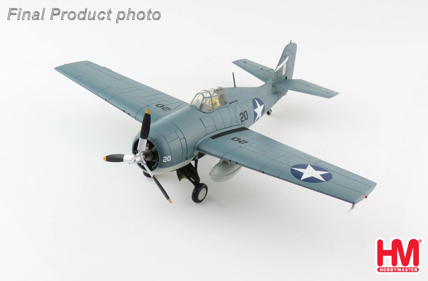 HOBBY MASTER F4F-4 WILDCAT USS ENTERPRISE 1942