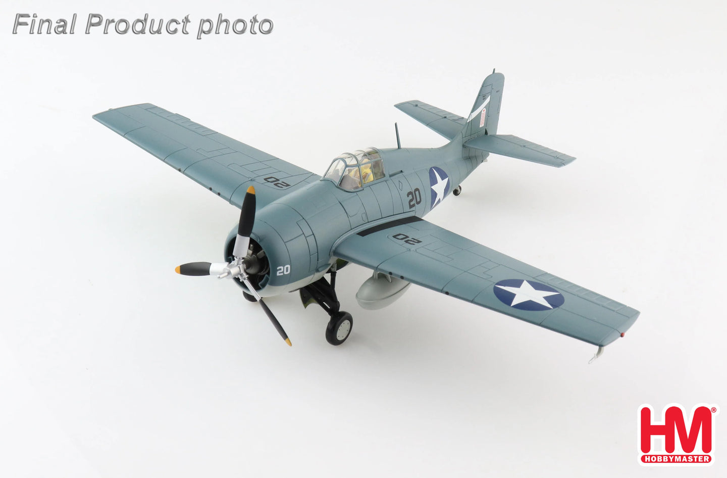 HOBBY MASTER F4F-4 WILDCAT USS ENTERPRISE 1942