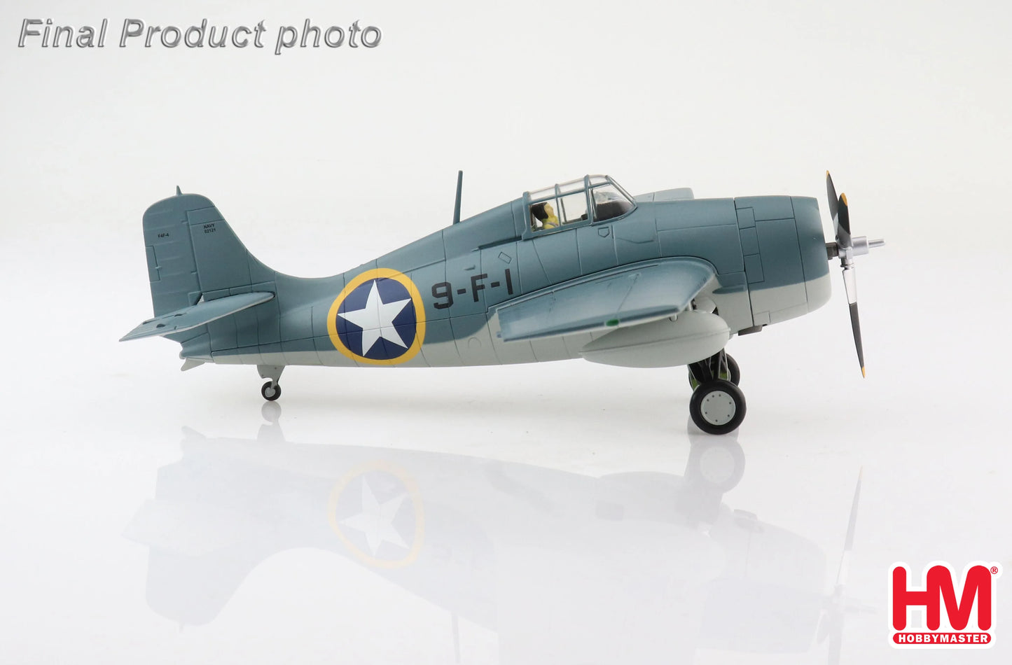 HOBBY MASTER F4F-4 WILDCAT "OPERATION TORCH" LT. DCDR. JOHN RABY, VF-9, USS RANGER, NOVEMBER 1942