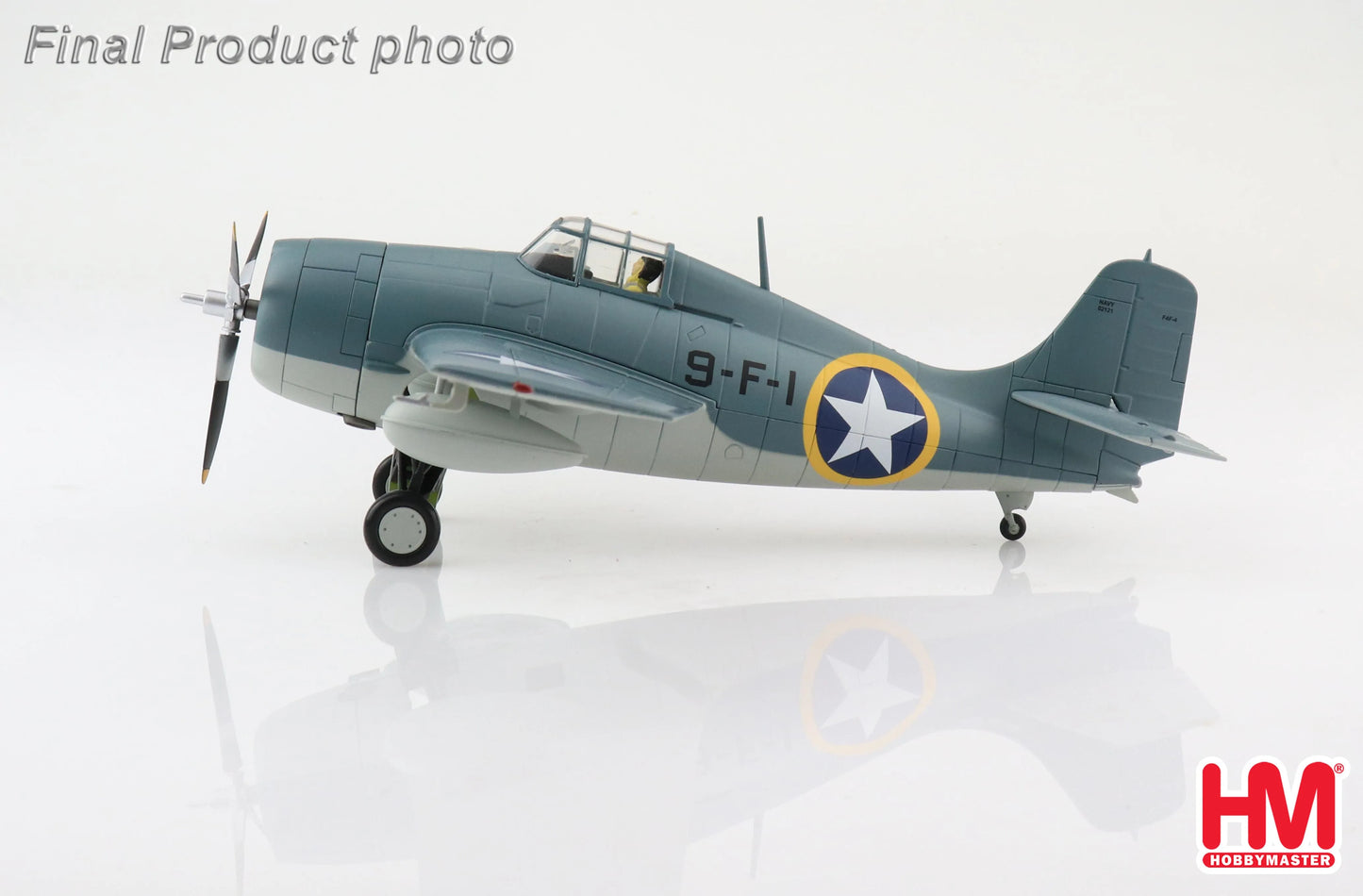 HOBBY MASTER F4F-4 WILDCAT "OPERATION TORCH" LT. DCDR. JOHN RABY, VF-9, USS RANGER, NOVEMBER 1942
