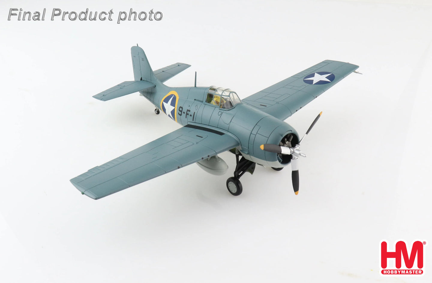HOBBY MASTER F4F-4 WILDCAT "OPERATION TORCH" LT. DCDR. JOHN RABY, VF-9, USS RANGER, NOVEMBER 1942