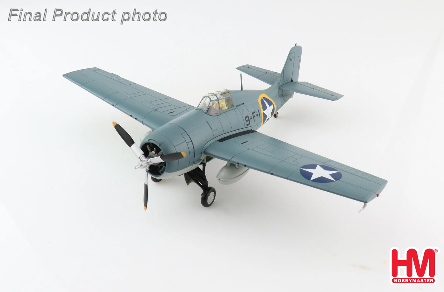 HOBBY MASTER F4F-4 WILDCAT "OPERATION TORCH" LT. DCDR. JOHN RABY, VF-9, USS RANGER, NOVEMBER 1942