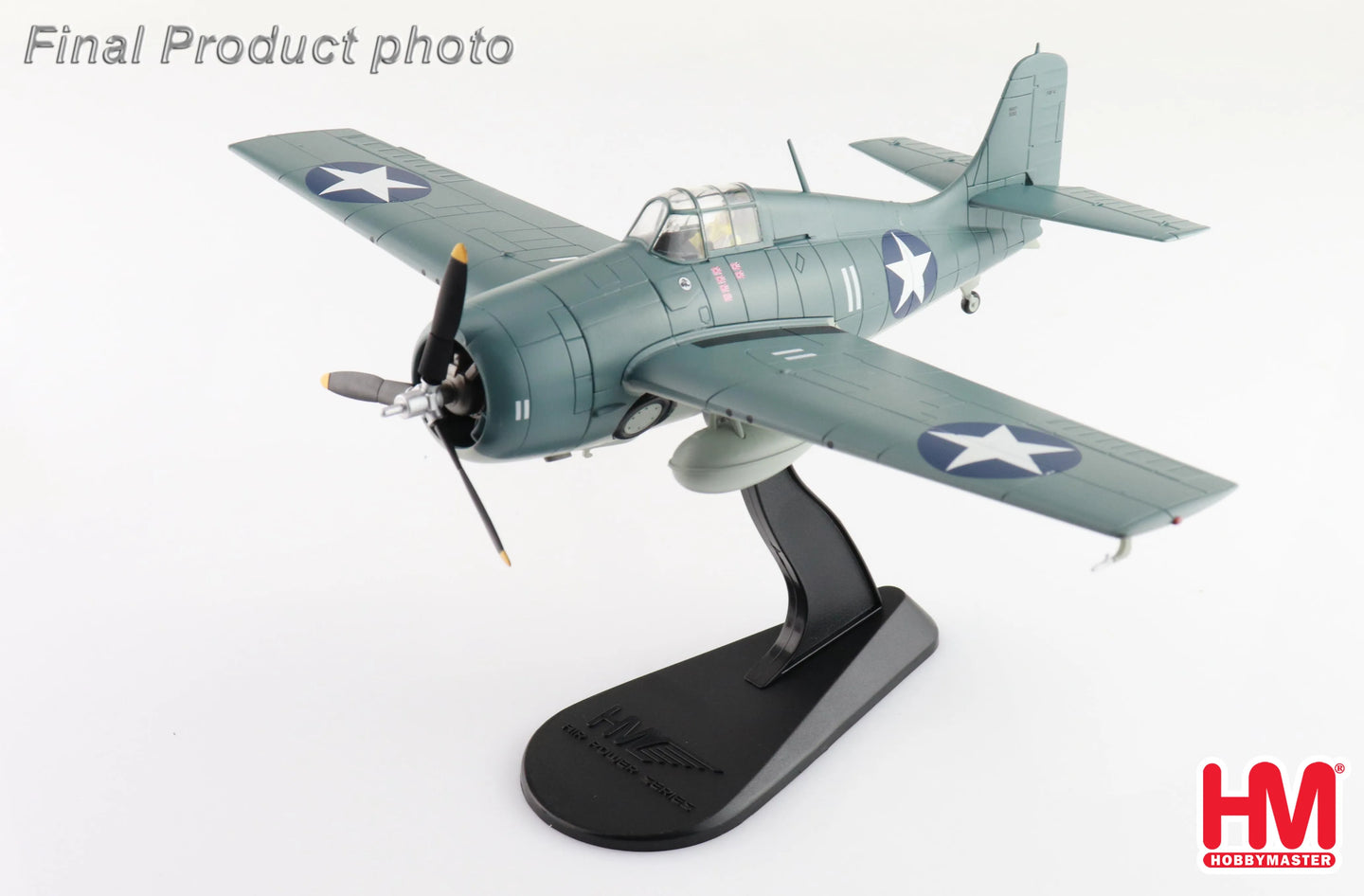 HOBBY MASTER F4F-4 "BATTLE OF MIDWAY" WHITE 11 LT. SCOTT MCCUSKEY VF-3 USS