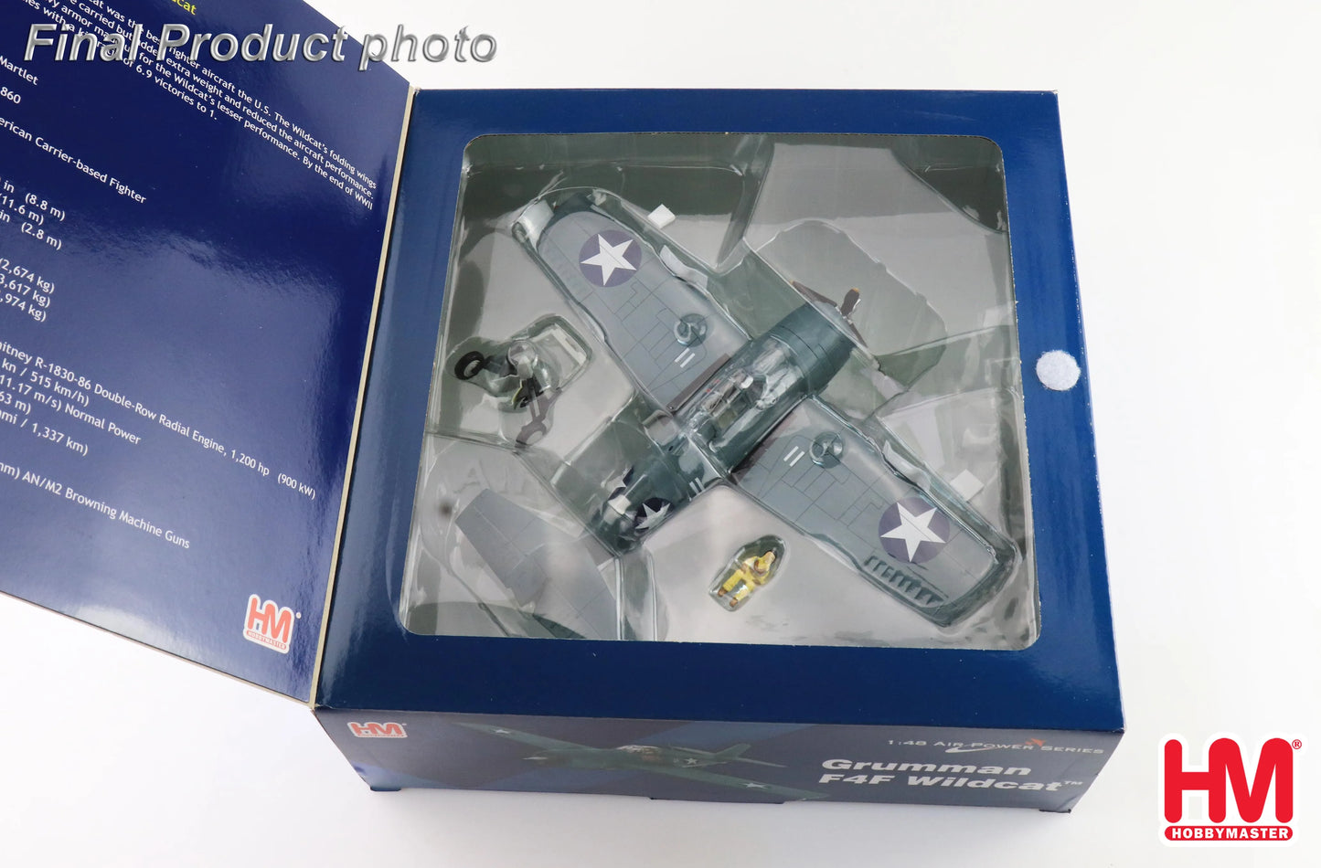 HOBBY MASTER F4F-4 "BATTLE OF MIDWAY" WHITE 11 LT. SCOTT MCCUSKEY VF-3 USS