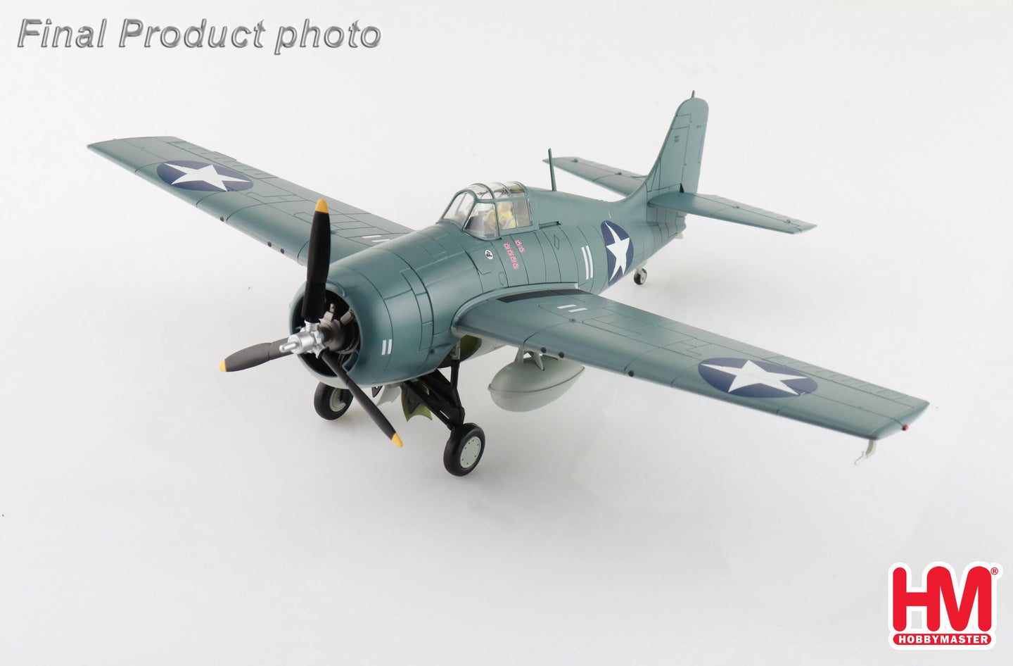 HOBBY MASTER F4F-4 "BATTLE OF MIDWAY" WHITE 11 LT. SCOTT MCCUSKEY VF-3 USS