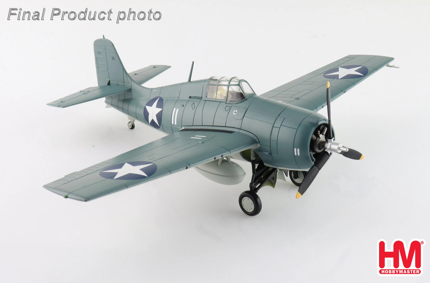 HOBBY MASTER F4F-4 "BATTLE OF MIDWAY" WHITE 11 LT. SCOTT MCCUSKEY VF-3 USS