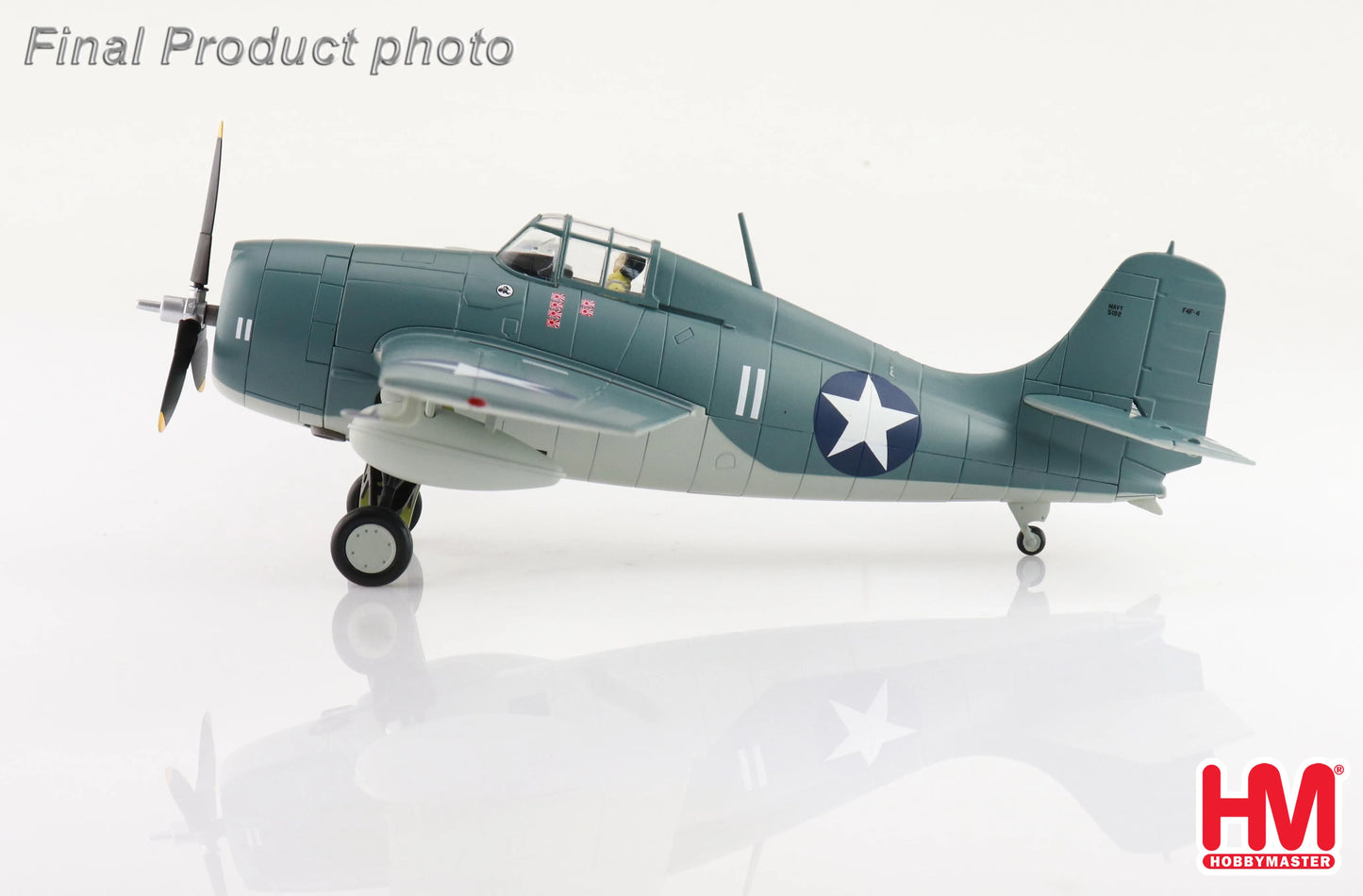 HOBBY MASTER F4F-4 "BATTLE OF MIDWAY" WHITE 11 LT. SCOTT MCCUSKEY VF-3 USS