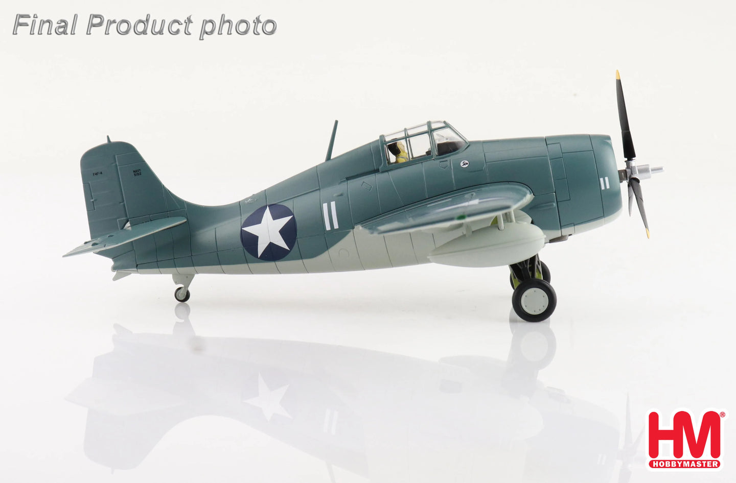 HOBBY MASTER F4F-4 "BATTLE OF MIDWAY" WHITE 11 LT. SCOTT MCCUSKEY VF-3 USS