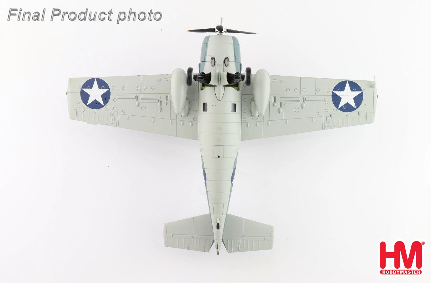 HOBBY MASTER F4F-4 "BATTLE OF SANTA CRUZ" WHITE 19 LT. SWEDE VEJTASA VF-10