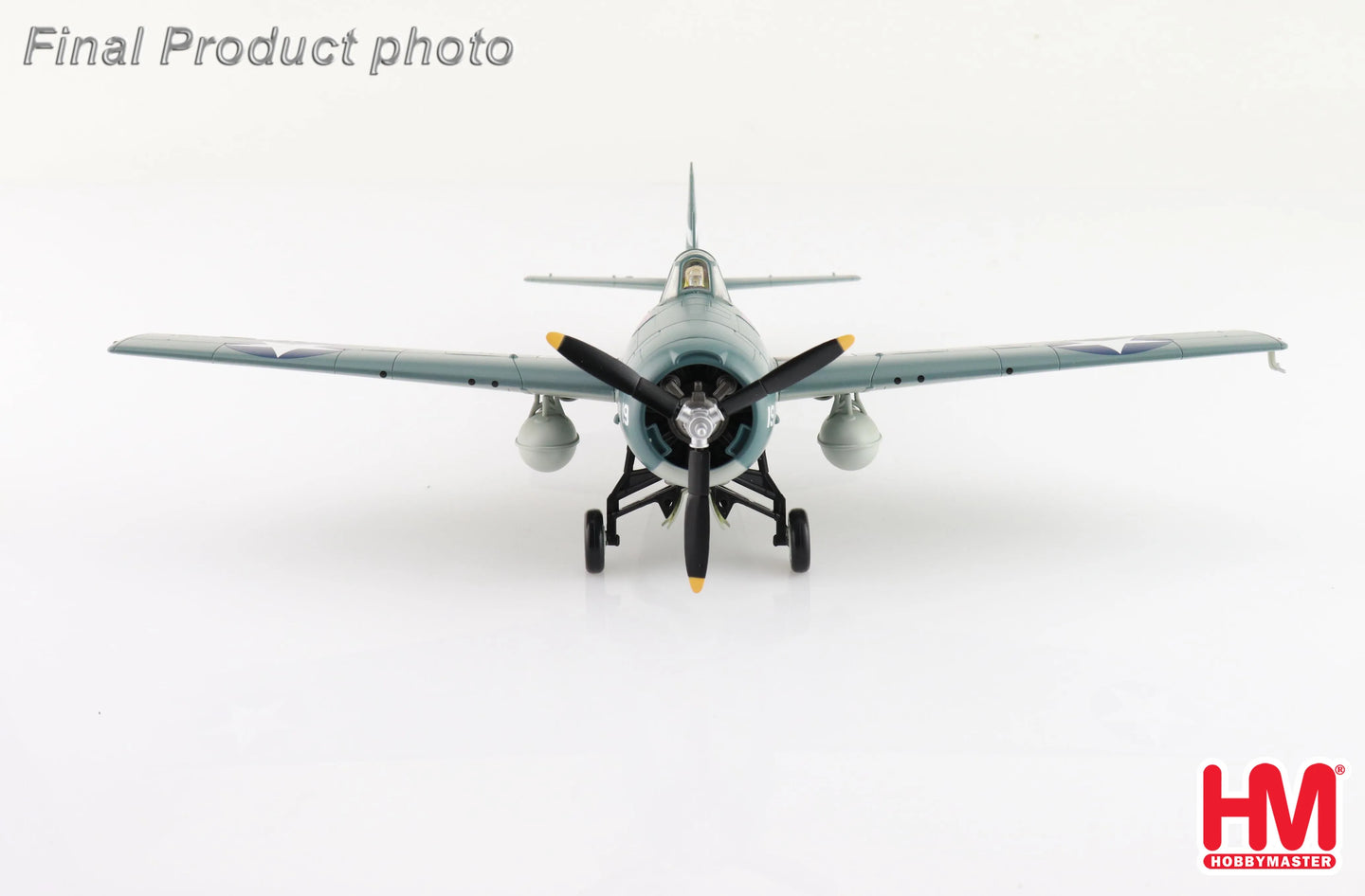 HOBBY MASTER F4F-4 "BATTLE OF SANTA CRUZ" WHITE 19 LT. SWEDE VEJTASA VF-10