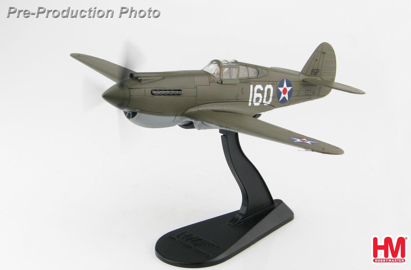 HOBBY MASTER CURTISS P-40B WARHAWK USAAF 15TH PG 47TH PS WHITE 160 GEORGE WELCH WHEELER FIELD PEARL HARBOR HI DECEMBER 7TH 1941