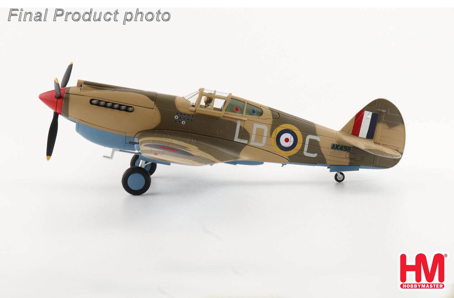 HOBBY MASTER TOMAHAWK MK. IIB CLIVE KILLER CALDWELL - LD-C 250 SQN RAF NORTH AFRICA 1943 AUSTRALIAS TOP WW2 AIR ACE TOP P-40 ACE OF WW2