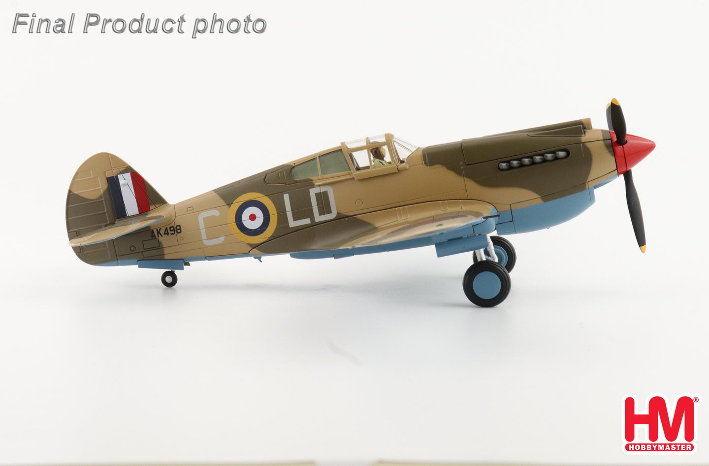HOBBY MASTER TOMAHAWK MK. IIB CLIVE KILLER CALDWELL - LD-C 250 SQN RAF NORTH AFRICA 1943 AUSTRALIAS TOP WW2 AIR ACE TOP P-40 ACE OF WW2