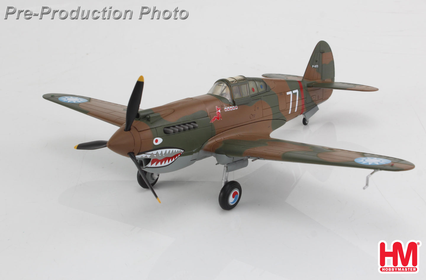 HOBBY MASTER HAWK 81-A2 AVG NO.77 FLOWN BY ROBERT SMITH 3RD PURSUIT SQN. NOV 1941
