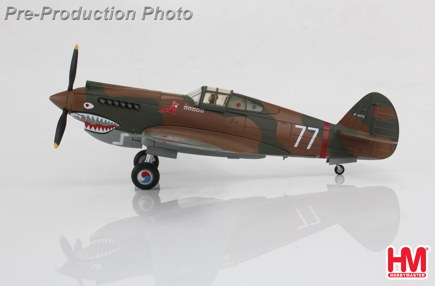 HOBBY MASTER HAWK 81-A2 AVG NO.77 FLOWN BY ROBERT SMITH 3RD PURSUIT SQN. NOV 1941