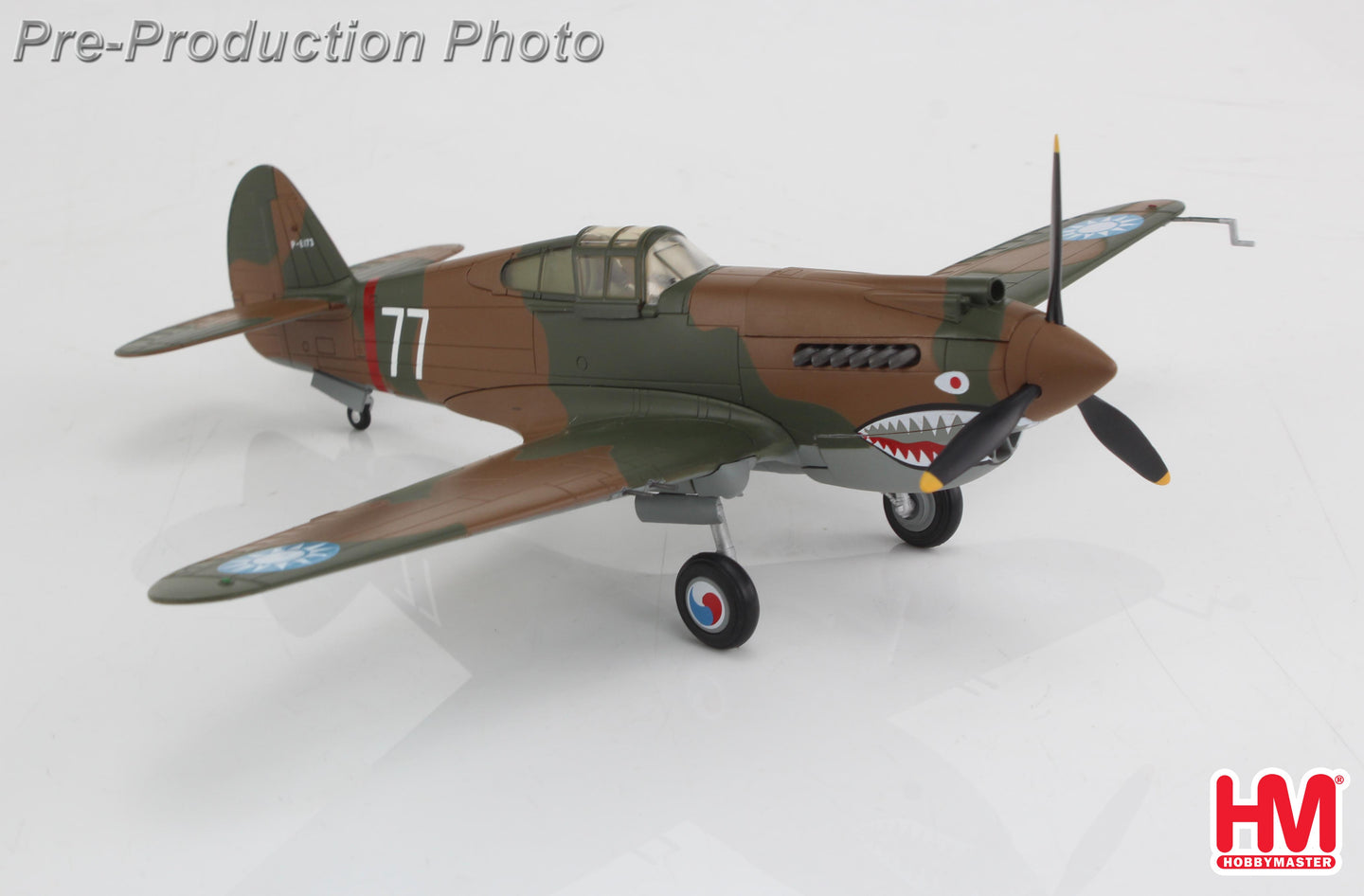 HOBBY MASTER HAWK 81-A2 AVG NO.77 FLOWN BY ROBERT SMITH 3RD PURSUIT SQN. NOV 1941