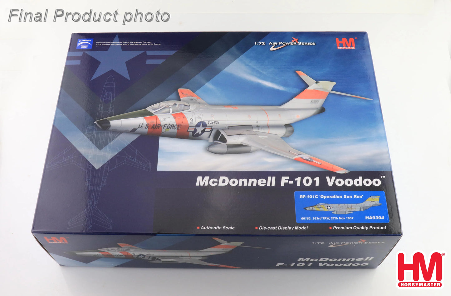 HOBBY MASTERS RF-101C "OPERATION SUN RUN" 60163 363RD NOV 1957